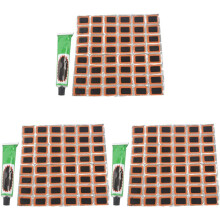 144 Pieces Black Oval Tire Patch in Rubber Bicycle Tire Glue Patches Wheel PATCH in Rubber Bike Tubeless Tire Repair