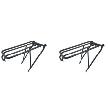 2X for Folding Bike Standard Rack for 3Sixty Standard Rear Rack Bicycle Shelf Accessories,Black