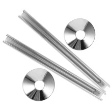 Radiator Pipe Covers Set with Stylish Concealment and Easy Tool Installation for Water Heater