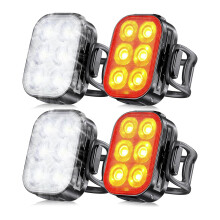 Bike Lights USB Rechargeable Bike Lights for Night Riding, Bike Light for Night Riding, Bike Front and Tail Light