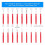 Terminal Removal Tool Kit 36 Pcs Depinning Tool Electrical Connector Pin Removal Tool Kit Pin Extractor Tool Set Red 1