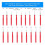 Terminal Removal Tool Kit 36 Pcs Depinning Tool Electrical Connector Pin Removal Tool Kit Pin Extractor Tool Set Red 5