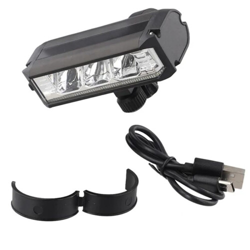 Bicycle Headlight USB Rechargeable Bicycle Light High-Power Flashlight Super Bright and Long-Lasting for Cycling