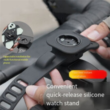 GUB 630 Silicone Bicycle Computer Bracket Expand Installation of Mobile Phone Ultra Light Shock Resistant Thick Anti Slip Base