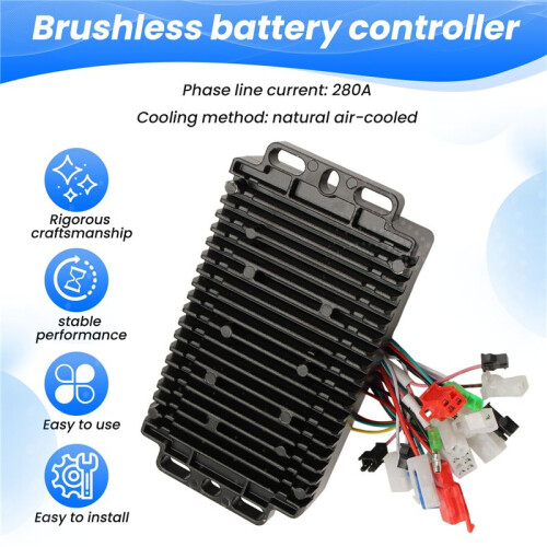 Controller di Programmazione Regolabile  Intelligente per Auto Elettrica Controller per Batteria Brushless Supporta L'Aggiornamento OTA 1