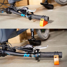 Fietsstuurstandaard E-Bike Omgekeerde Parkeerhouder Stabiele Clip- Beugel Onderhouds- en Reparatiegereedschap voor Handvatten van 30-34 mm