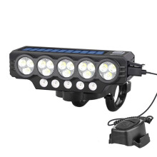 20LED Solar Bicycle Horn Light Rechargeable Bike Flashlight Mountain Bike Front Light Bicycle Lamp Accessories
