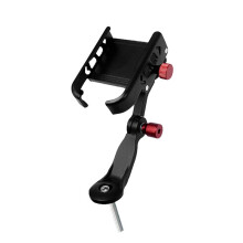 Bicycle Phone Holder Adjustable 360 Degree Swivel Headset Bracket Anti-Slip Shock Absorpting Bike Phone Stand