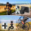 Handlebar Bike Mirror, 1080P Bicycle Rear View Camera with 4.3" Screen Night Vision Function, 110 Wide Angle View 6