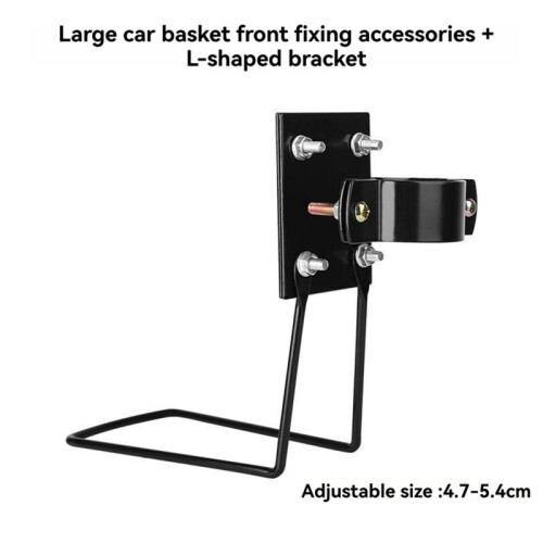 Bicycle Quick Release Bracket Front Rear Basket Mount for Cargo Rack/Bicycle/Folding Bike/Electric Bike/Scooter Size L 1