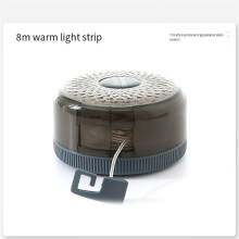 8 M Warmes Licht, Outdoor-Camping-Licht, Zelt-Notlicht, Tragbares Maßbandlicht, Wasserdichte Aufbewahrungslichterkette