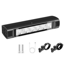 Heldere Fietskoplamp met Anti-Reflectie en Hoge Lumen voor Racefietsen en Mountainbikes, USB-Oplaadbaar, Aluminiumlegering