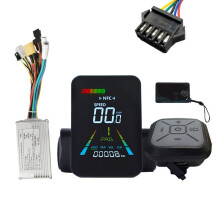 F3 E-Bike NFC Speedometer E-Scooter NFC Color LCD Display 24V/36V/48V/60V UART+36V/48V 350W Brushless Controller SM5PIN