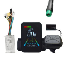 Vélo Électrique F3 NFC avec Écran LCD et Compteur de Vitesse Couleur NFC, 24 V/36 V/48 V/60 V, UART + Contrôleur Sans Balais 36 V/48 V 350 W, 5
