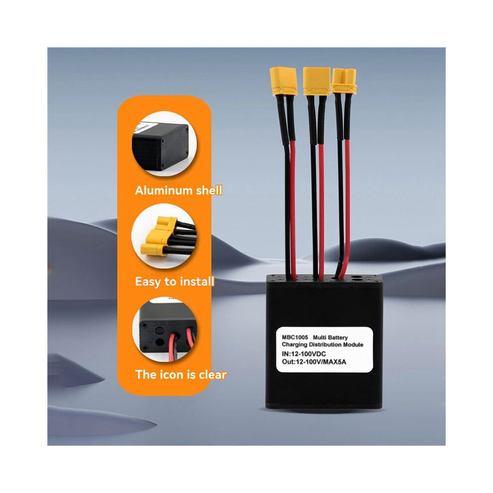Electric Bicycle Dual Battery Parallel Module 5A 10V-100V Balanced Discharge Module E-Bicycle Module Balanced Discharge 4713576844966