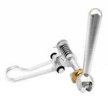 Titanium Axle Bike Seatpost Clamp for Folding Bike Bicycle Post Quick Release Clamp for 3SIXTY Silver