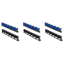3X Fishing Pole Holder Wall Mount for Garage Door,Fishing Rod Storage Rack for Boat,Vertical 6-Rod Organizer Racks