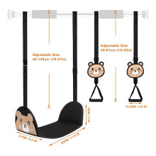 Doorway Kids Swing , Indoor Swing for Kids Support 330Lbs with Adjustable Rope, Outdoor Tree Swing for Garden