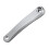 170mm Crank Arm Mountain Bike Left Side Crank Diamond Hole Crankset Handle Part Replacement Silver 1
