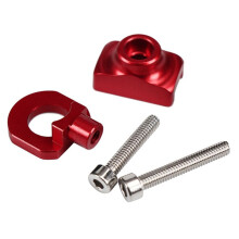 Kettenregler Aus Aluminiumlegierung für Faltrad-Kettenspanner Ist für Den Reißverschluss Von Falträdern Geeignet. Schwarz