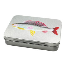 Grayling Trout Pattern Fly Metal Bait Box Fly Fishing Lure Accessories Fly Bait Box Large