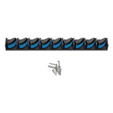 Wall Mounted Fishing Rod Rack Wall-Mounted Fishing Rod Storage Rack Multi-Card Slot Non-Slip Fishing Rod Display Stand