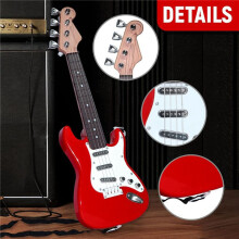 2pcs 17In Guitar Toy for Kids,4 Strings Electric Guitar Musical Instruments for Children, Electronic Instrument Toy,B