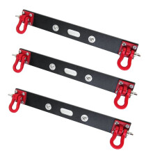 3X Paraurti Posteriore nel Metallo con Gancio di Traino per MN D90 D91 D99S MN90 MN99S 1/12 RC Accessori Ricambi Auto Aggiornamento, A