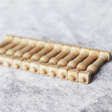 72Pcs DIY Spindles Balusters Wooden Dollhouse Miniature 1/12 Scale Stair Railing Decoration Toys