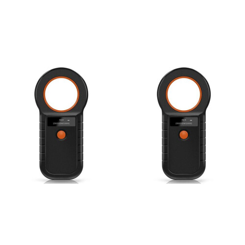 2X Animal Tag Reader USB 134.2K Dual Frequency Pet Chip Reader Animal Chip Reader Black