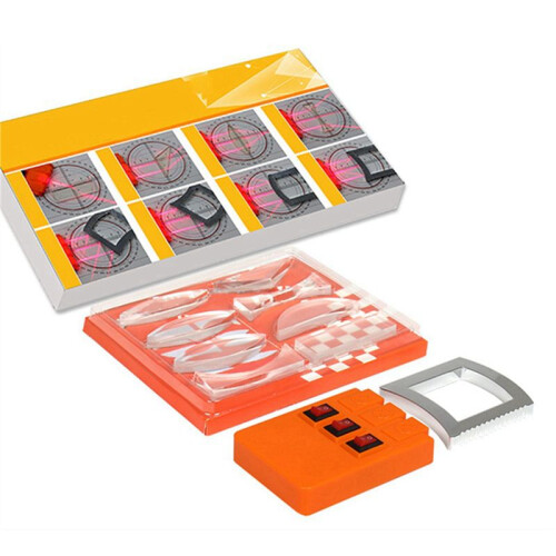 5X Geometric Optics Experiment Kit Concave-Convex Lens Refraction Optical Experiment Kit 2