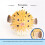 2X Pufferfish Figurine Realistic Plastic Wild Pufferfish Figurine Set for Collection Science Educational Prop 5