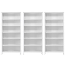 3X 1/10 Bjd Ob11 Miniature Dollhouse Furniture Model Bookcase/Shelf/Locker Dollhouse Accessories White