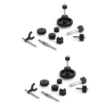 2X Ensemble D'Engrenages de Transmission de Boîte de Vitesses en Acier pour LDRC LD-P06 LD P06 Unimog 1/12 RC Truck Car Upgrade Parts Accessoires