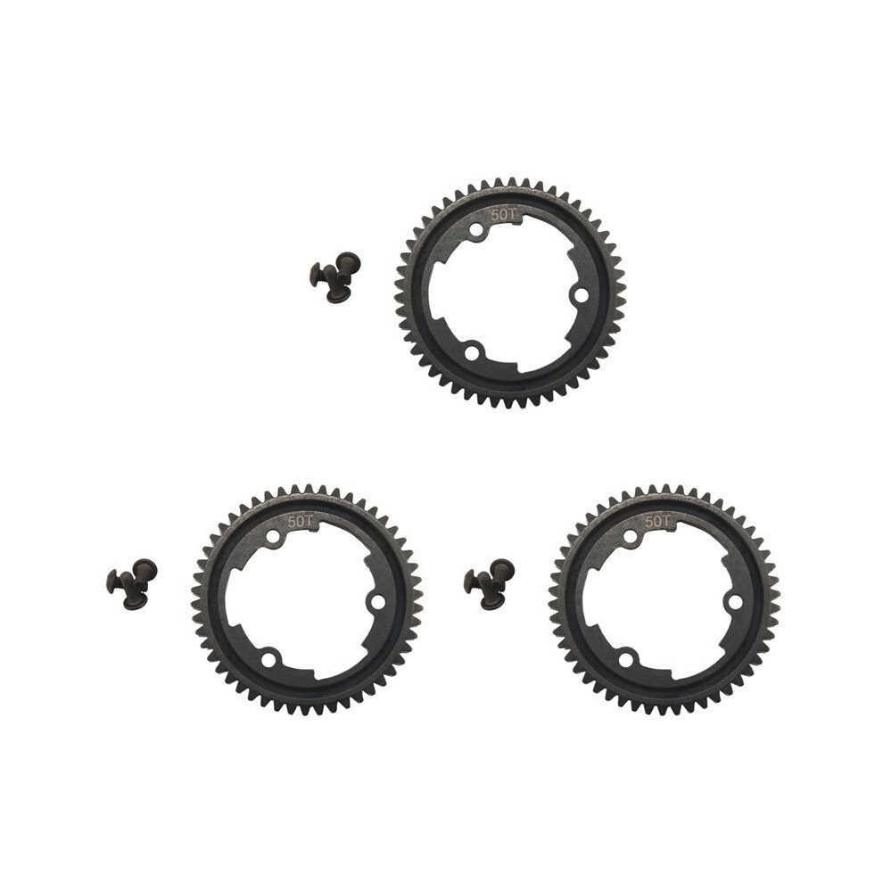 3X For Hot Racing Harden Steel 50T 1Mod Main Spur Gear For Rc Car 1/5 X-Maxx 1/7 Xo-1 1/10 E-Revo Vxl New Maxx A 4713494886772