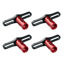 4X Metall 17 mm Hjulmuttrar Hjul Sexkantsnyckelverktyg för 1:8 Terränggående RC Car Truck X-Maxx SUMMIT E-REVO