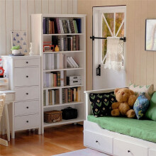 3X 1/10 Bjd Ob11 Miniature Dollhouse Furniture Model Bookcase/Shelf/Locker Dollhouse Accessories White
