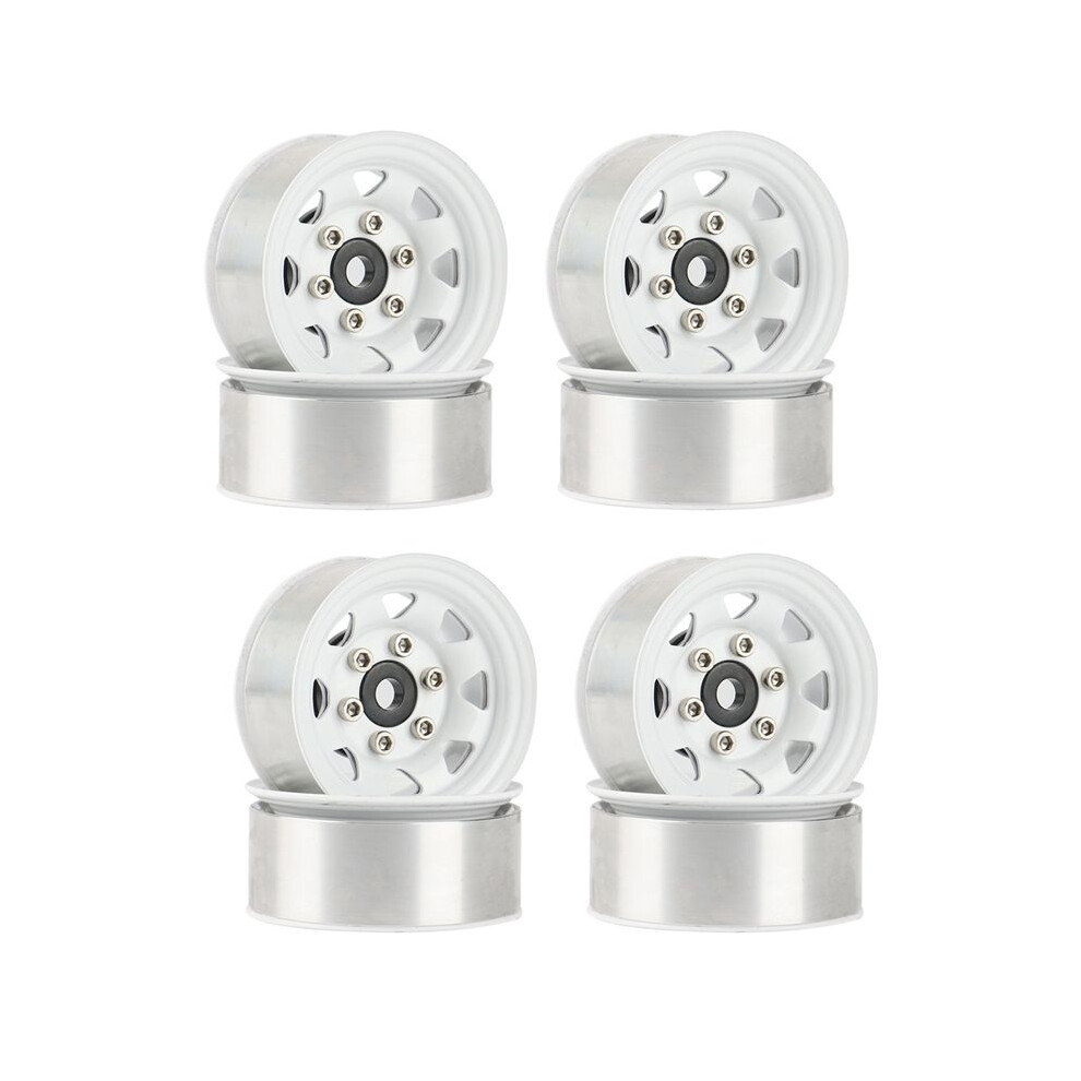 8Pcs 1.55 Metal Beadlock Wheel Rim Hub For 1/10 Rc Crawler Car Axial Jr 90069 Rc4wd D90 Tf2 Cc01 Lc70 Mst,1 4711629607797
