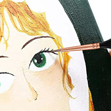 Ultrafeines Linienpinsel-Set für Acryl-Aquarell-Zeichnungen, Nylon-Hakenstift, Feine Spitze, Ölmalerei-Werkzeugset, Schwarz