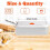 Pizza Dough Proofing Box, Stackable Pizza Dough Container W/Lid , Bread Fermentation Storage Boxes, Dough Rising Box 7