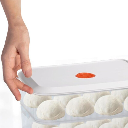 Pizza Dough Proofing Box, Stackable Pizza Dough Container W/Lid , Bread Fermentation Storage Boxes, Dough Rising Box 2