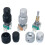 Aluminum Alloy Caps Solid Knob Dual-Axis Encoder Special Knob EC11EBB24C03 EC110701N2B Adjustment Knob Black 3