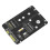 M.2 NGFF/MSATA para SATA3 2 em 1 SSD Unidade de Estado Sólido Gabinete de Disco Rígido de 2,5 Polegadas Placa Adaptadora 1