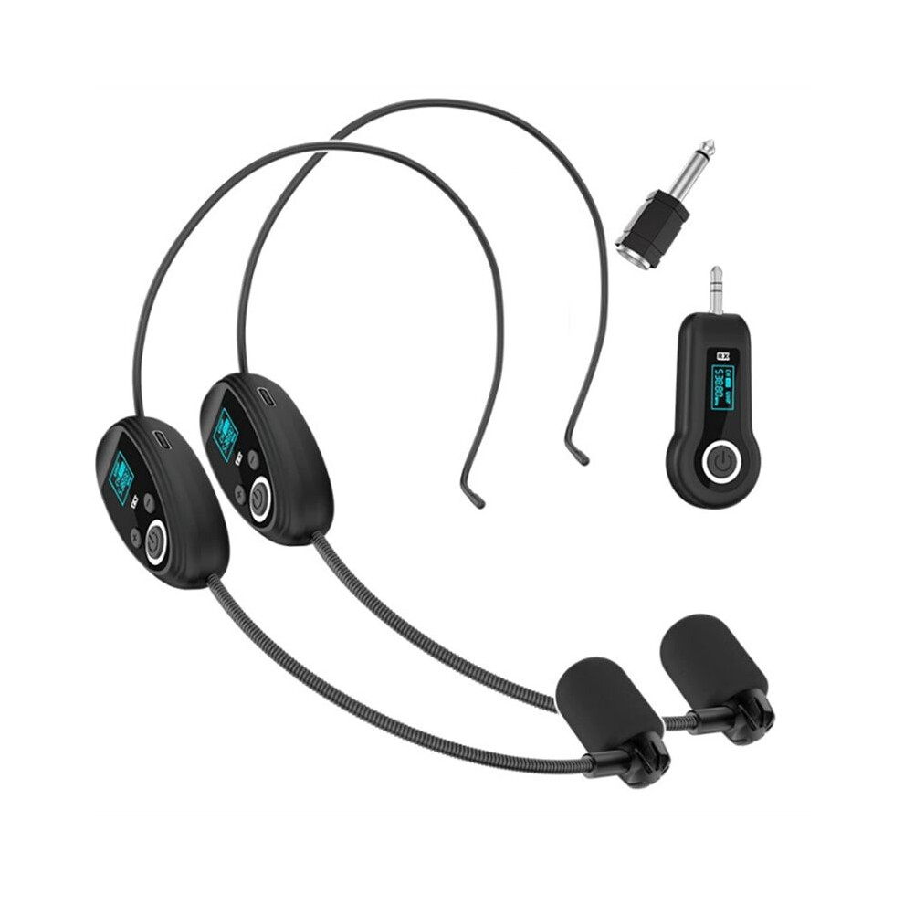 2.4G -Mounted Wireless Microphones Headset Transmitter With Receiver For Voice Amplifier Speaker Teaching Audio B 6034100815718