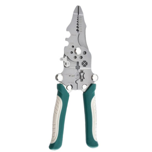 Multifunctional Foldable Wire Stripper Crimper Cable Cutter Pliers Electrician Cable Cutting Wiring Stripping Tools