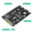 M.2 NGFF/MSATA para SATA3 2 em 1 SSD Unidade de Estado Sólido Gabinete de Disco Rígido de 2,5 Polegadas Placa Adaptadora 2