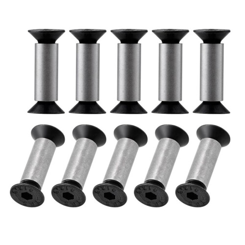 10 Pack Knife Handle Screws, Rivets, Bolts, Hex Flat  Screws for Fixing Blade Knife 1