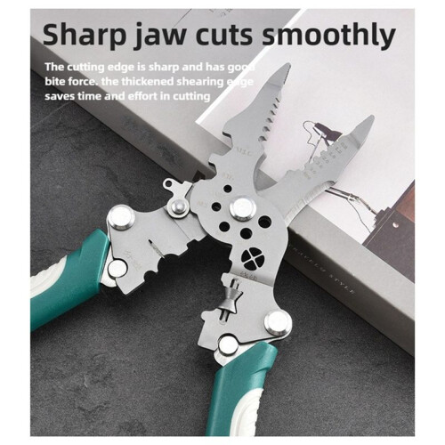 Multifunctional Foldable Wire Stripper Crimper Cable Cutter Pliers Electrician Cable Cutting Wiring Stripping Tools 1