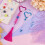 Framendino, 12 Pack Heart Shaped Beadable Keychain with Snap Hook for DIY 7