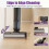 4Pcs Replacement Part Kit for REDKEY W15 Wet Dry Vacuum Cleaner, 2 Roller Brush 2 Filter 5